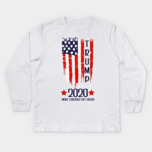 Make Liberals Cry Again, Trump 2020 Kids Long Sleeve T-Shirt